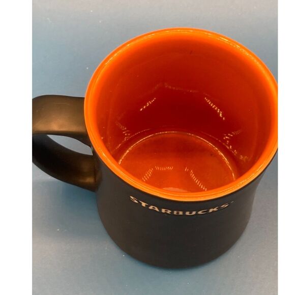 2012 Rare Starbucks Coffee Mug Guatemala Antigua Aztec Etched Black 16 oz - Picture 2 of 4